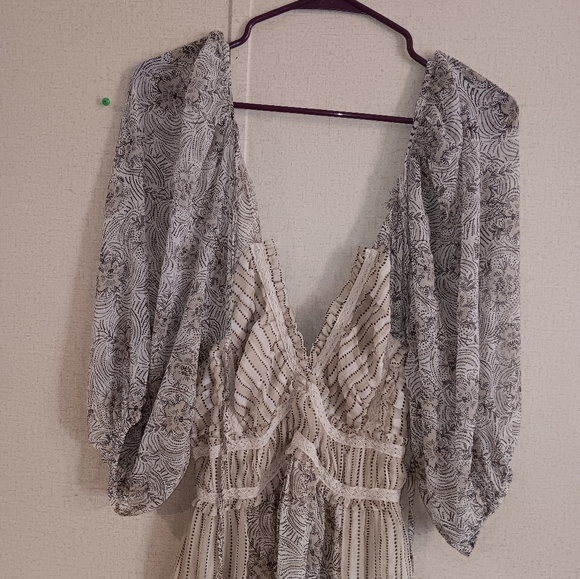 Free People 'You're A Jewel' Printed Maxi Dress Size S - Picture 4 of 8